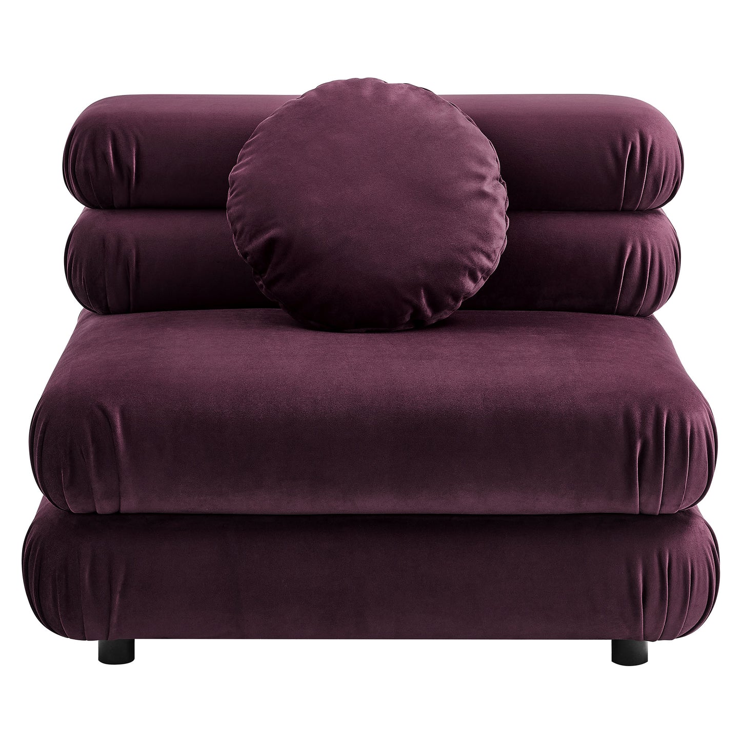 Jubilee Modular Performance Velvet Armless Chair by Modway