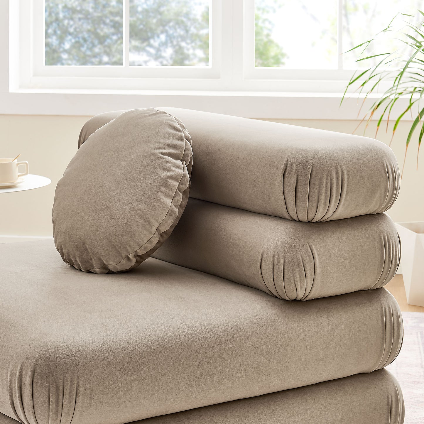 Jubilee Modular Performance Velvet Armless Chair by Modway