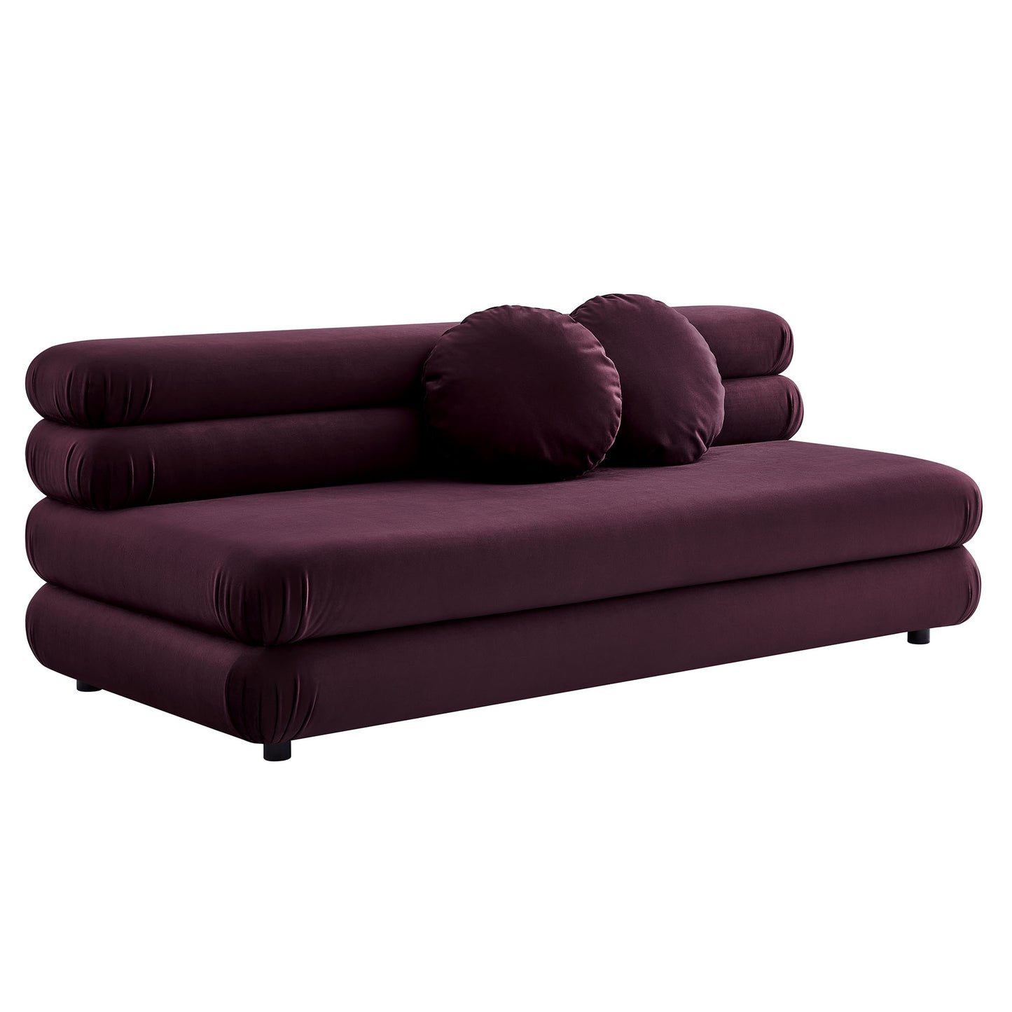 Jubilee Modular Performance Velvet Armless Loveseat by Modway