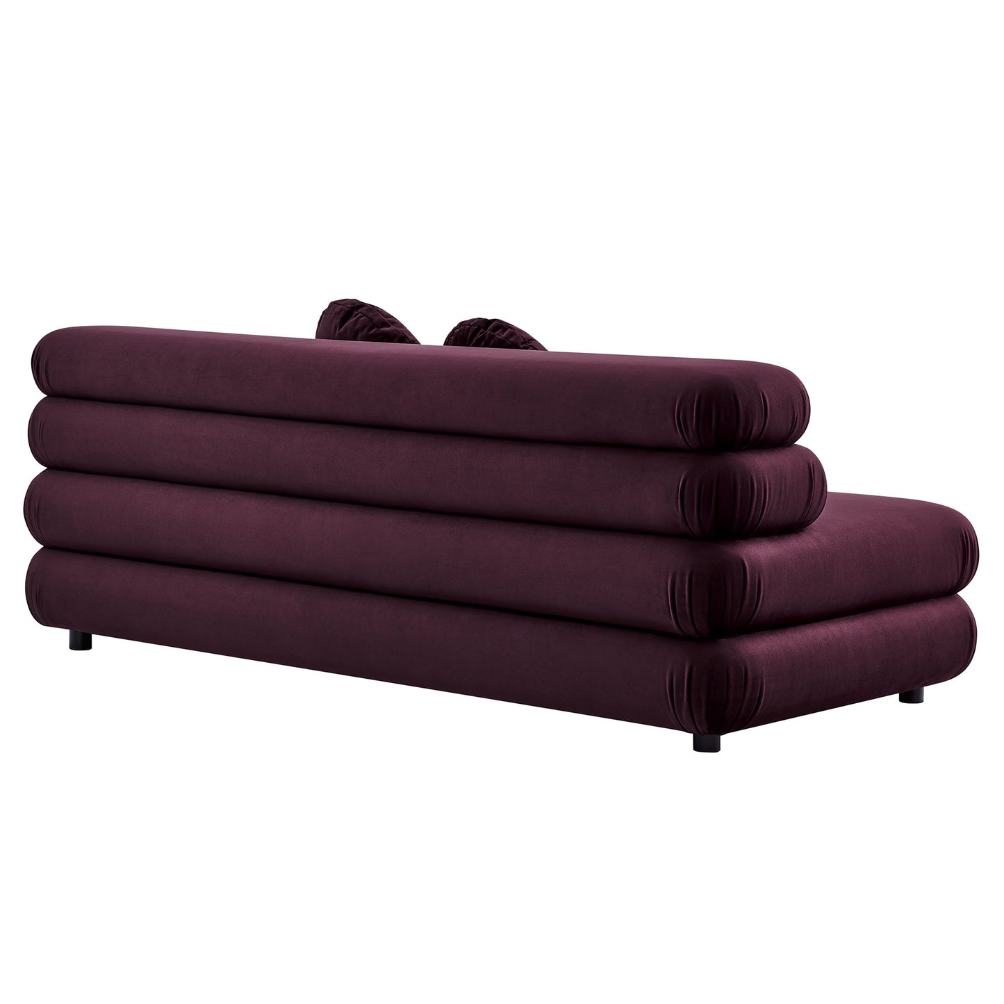 Jubilee Modular Performance Velvet Armless Loveseat by Modway