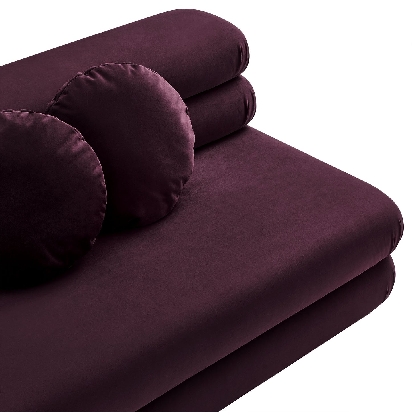 Jubilee Modular Performance Velvet Armless Loveseat by Modway