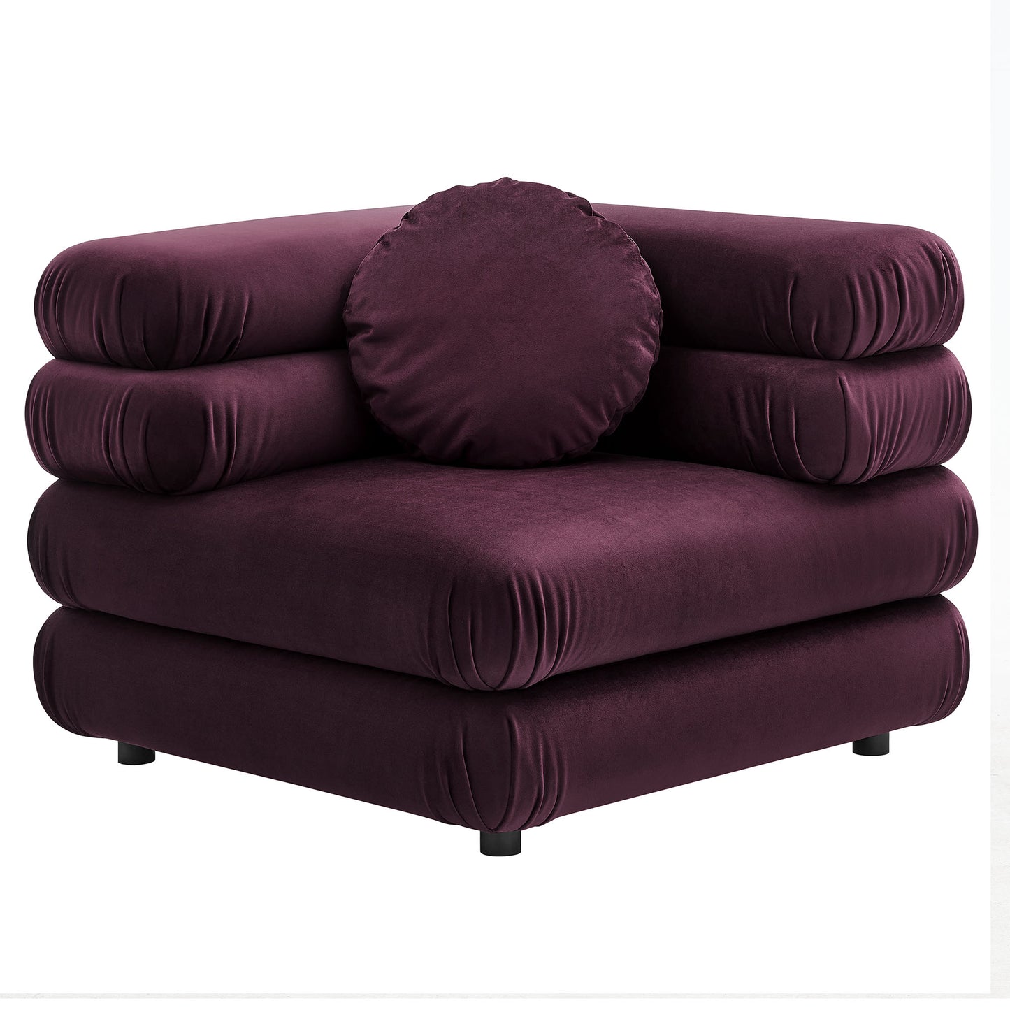 Jubilee Modular Performance Velvet Corner Chair by Modway