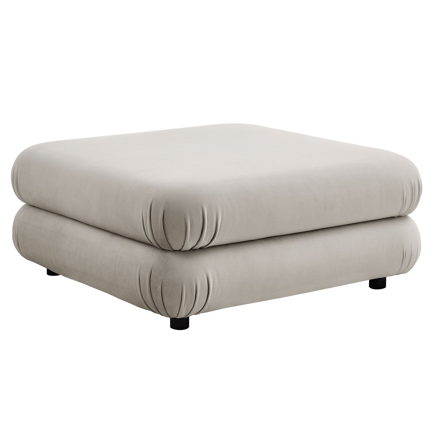 Jubilee Modular Performance Velvet Ottoman by Modway