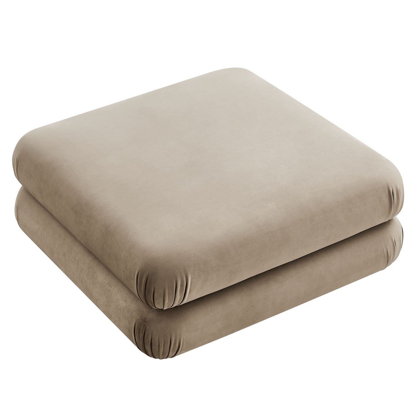Jubilee Modular Performance Velvet Ottoman by Modway
