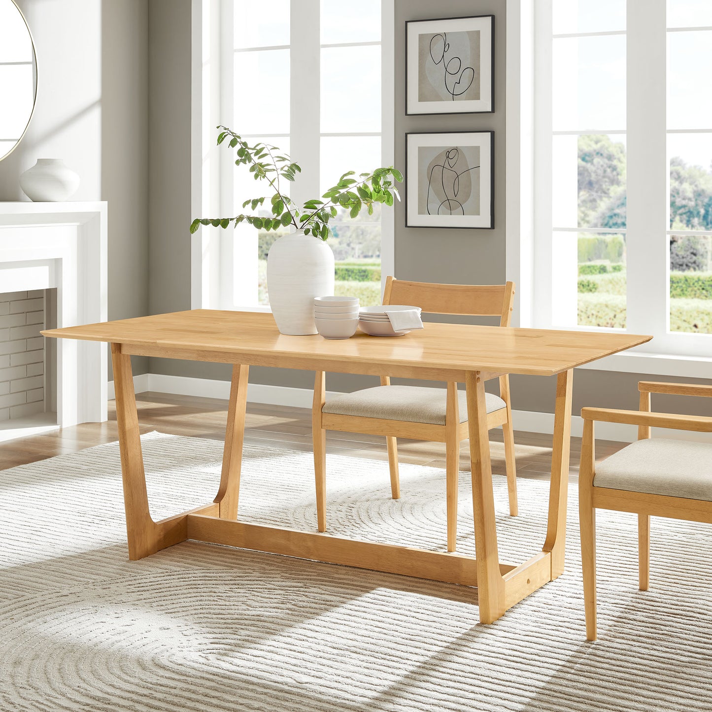 Solara 71" Rectangle Wood Dining Table by Modway EEI-6914