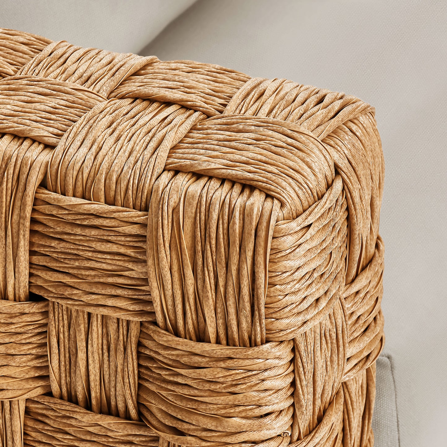 Thames Outdoor Patio Wicker Outdoor Patio Rattan Loveseat by Modway EEI-6924-NAT-LGR