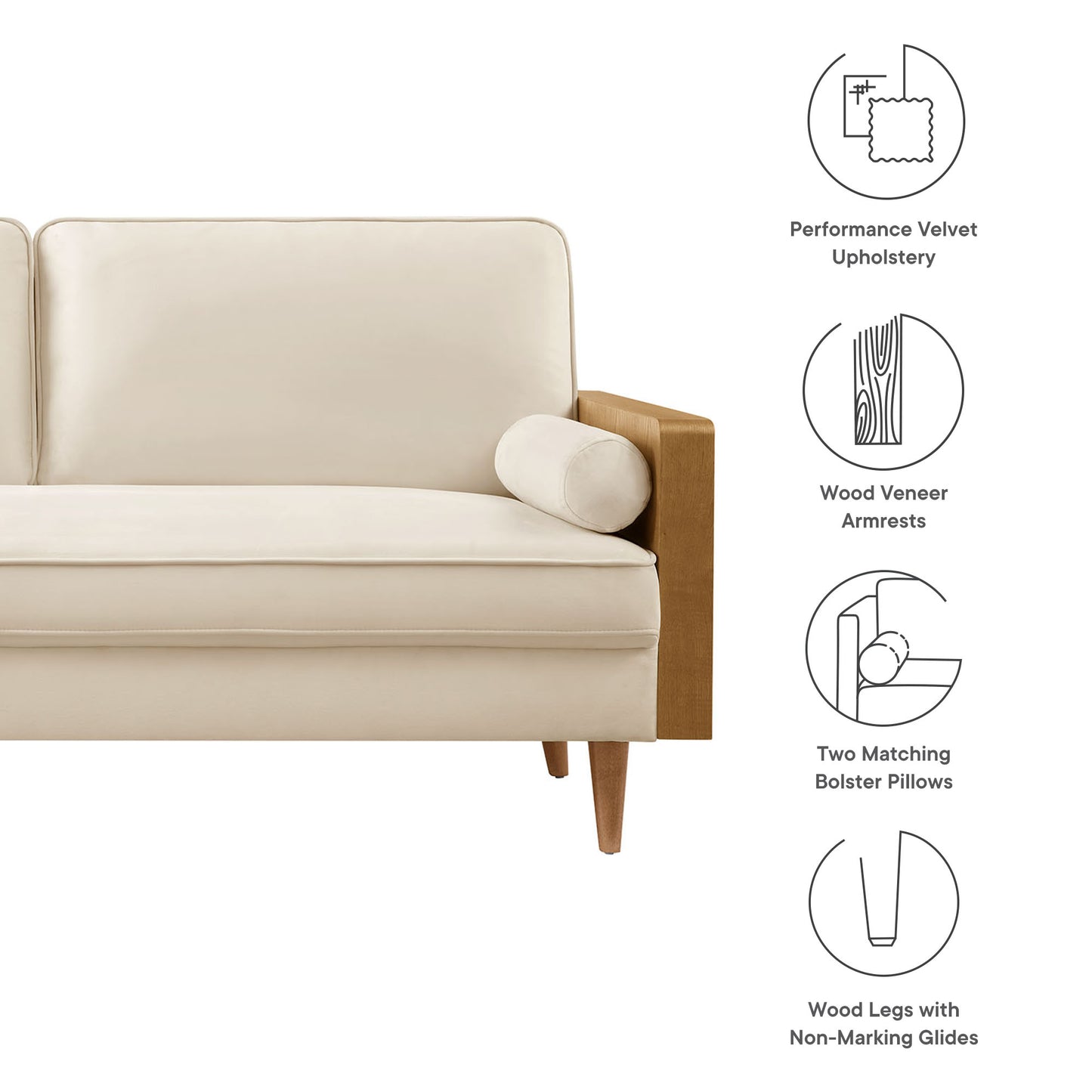 Kellan Upholstered Sofa Collection by Modway
