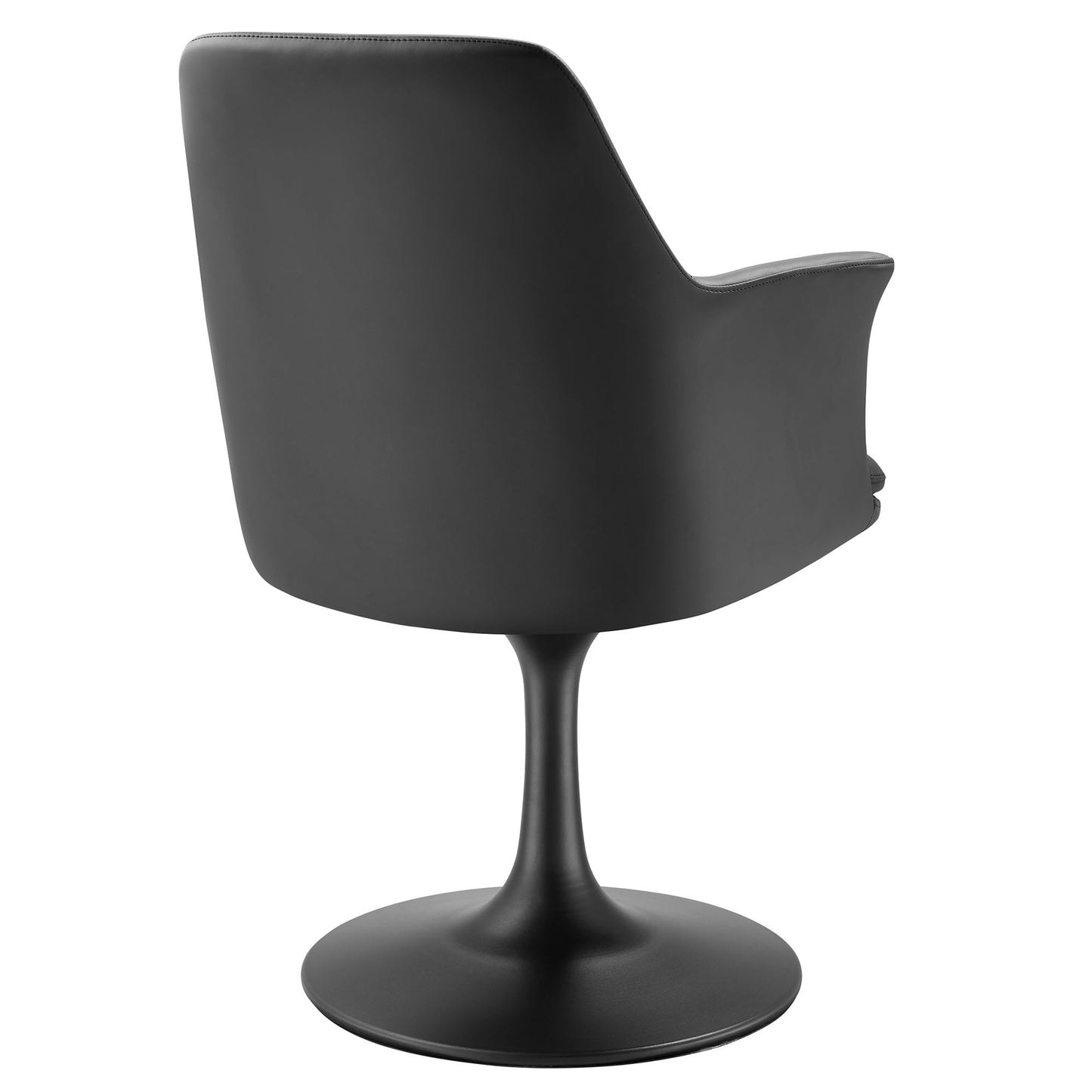 Lippa Vegan Leather Swivel Dining Armchair by Modway EEI-6958