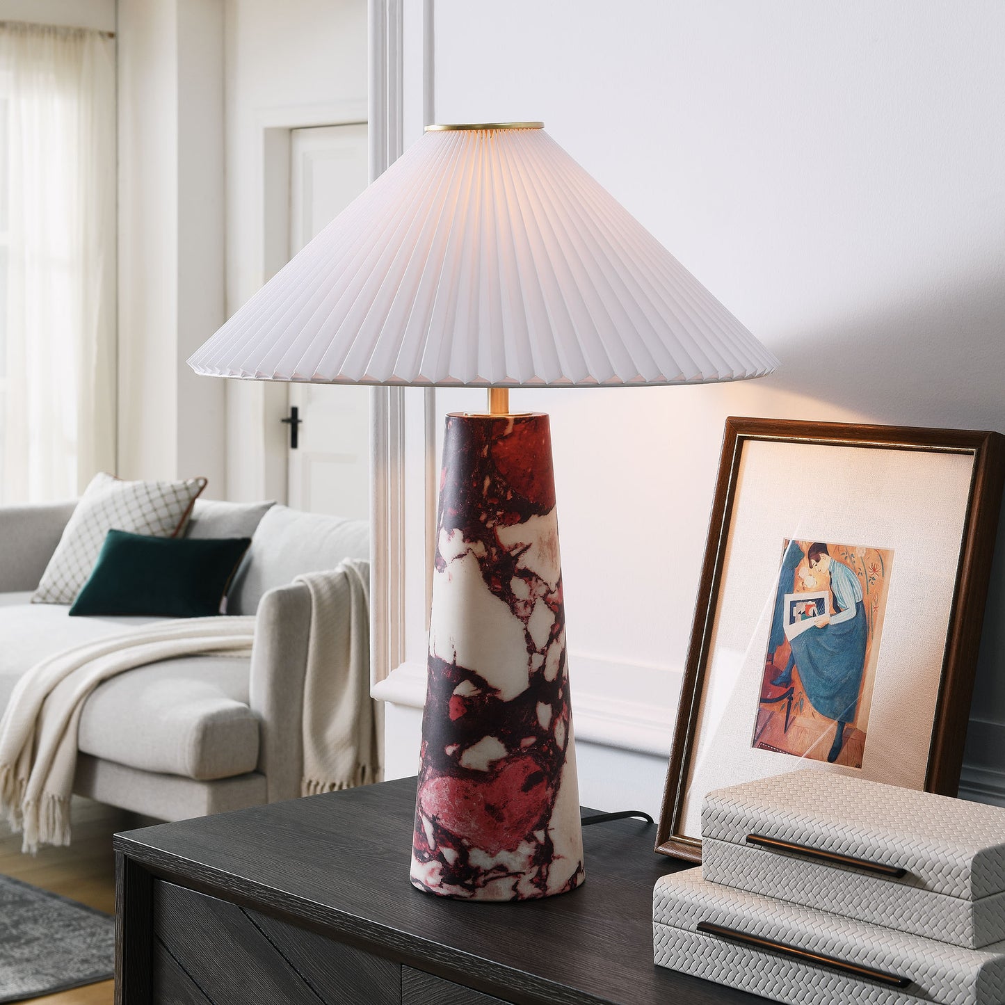Nera Marble Table Lamp by Modway