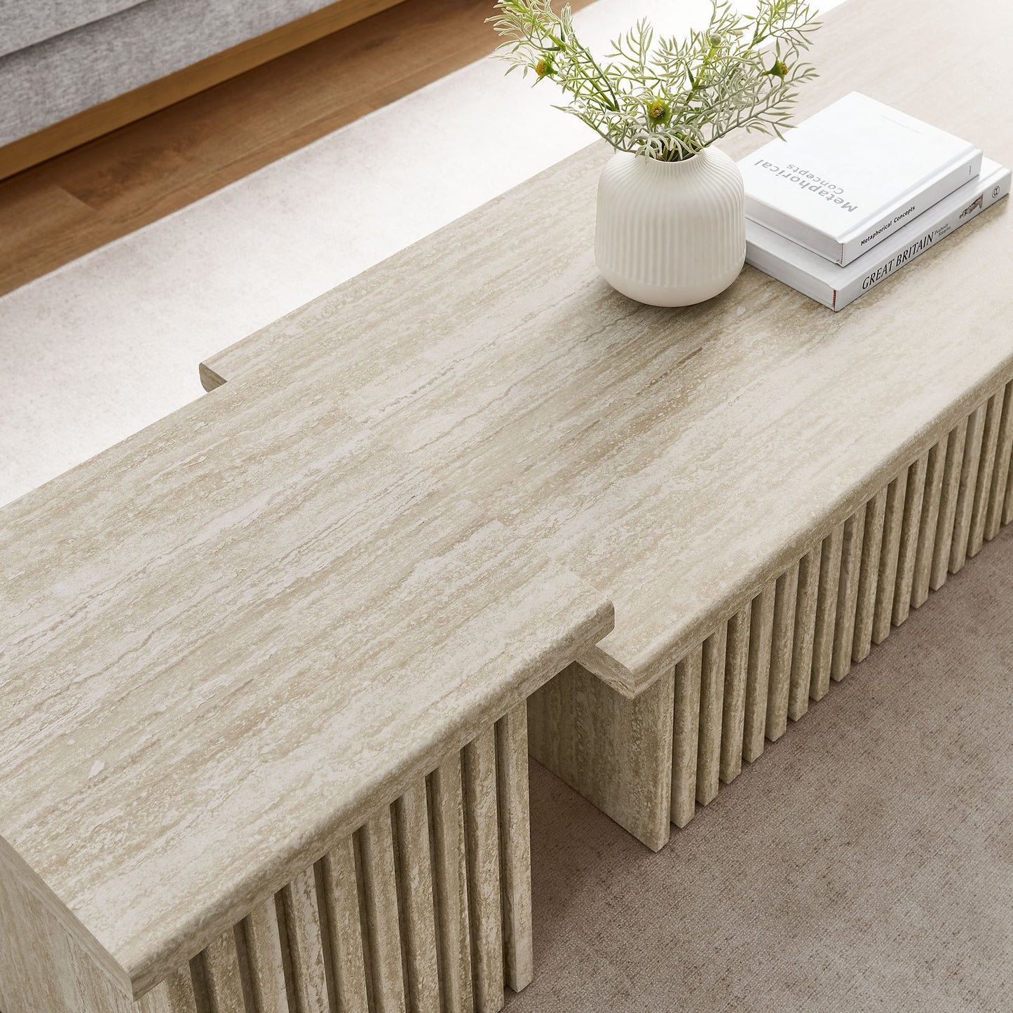 Render Nesting Coffee Tables Set of 2 by Modway