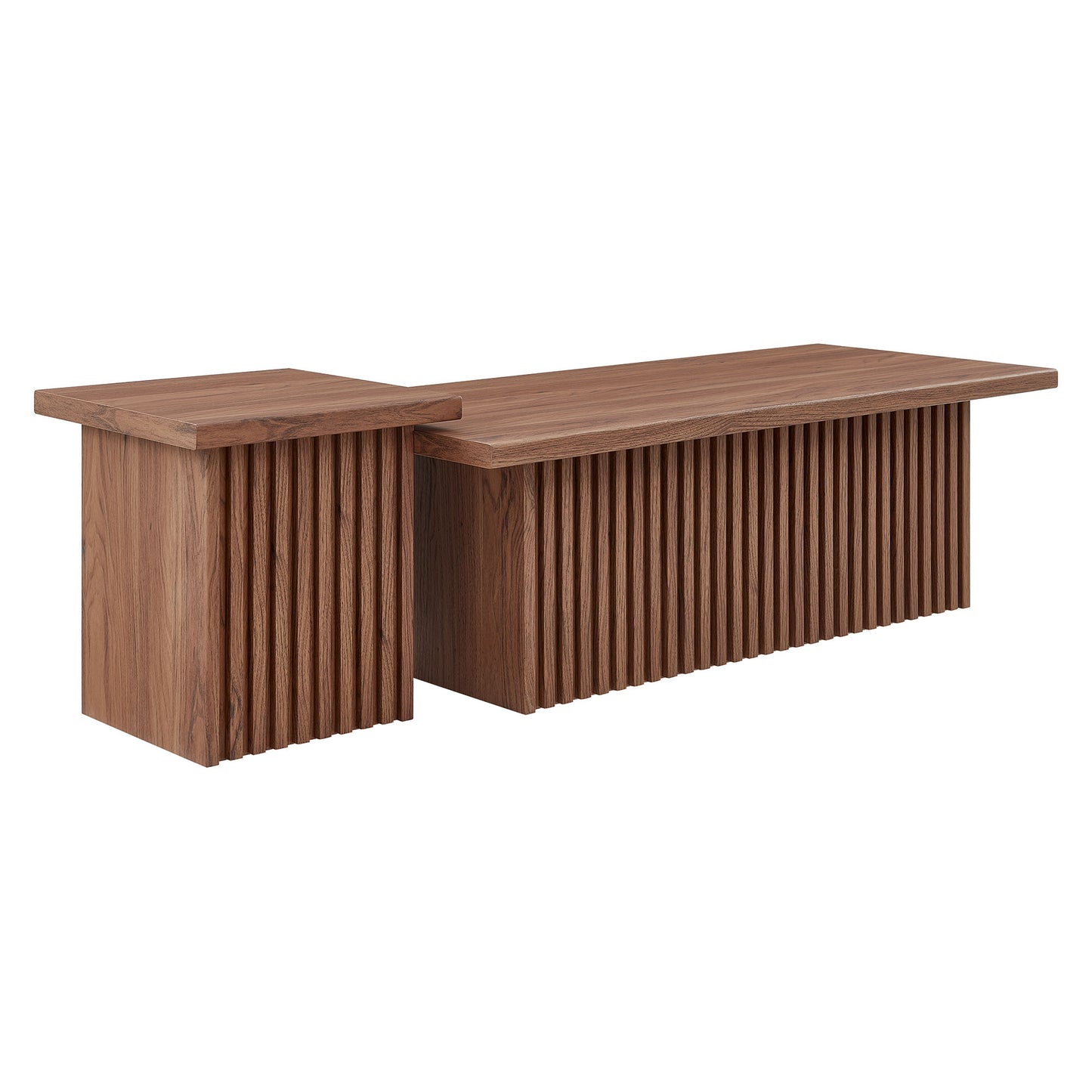 Render Nesting Coffee Tables Set of 2 by Modway EEI-6970-WAL