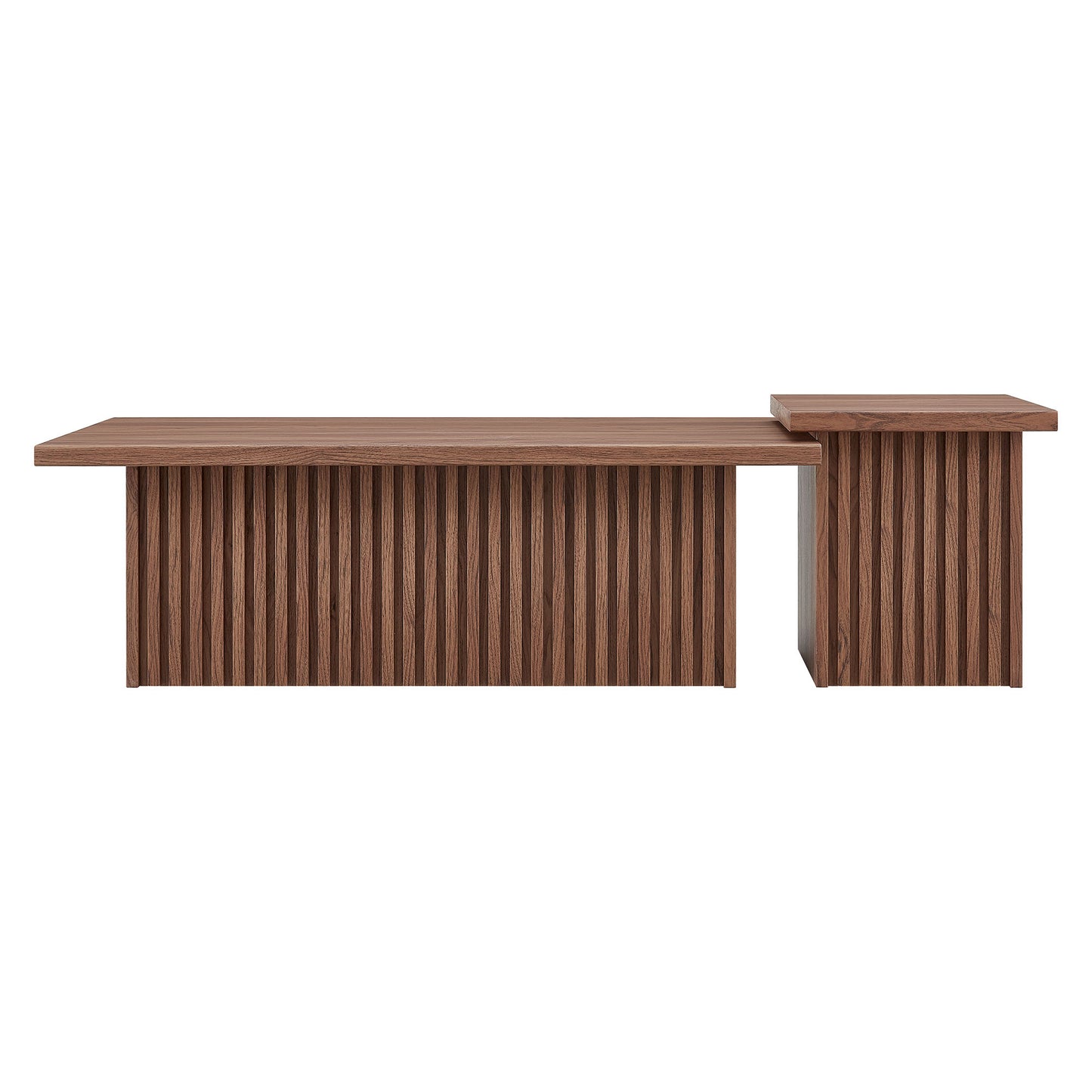 Render Nesting Coffee Tables Set of 2 by Modway EEI-6970-WAL