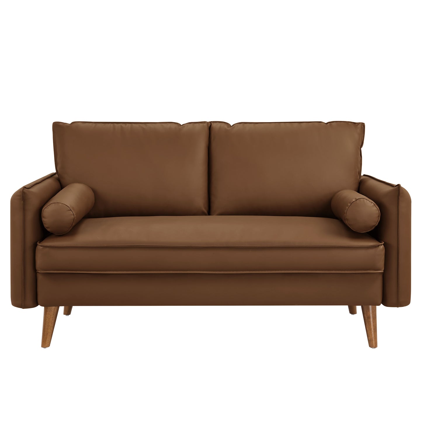 Revive Upholstered Vegan Leather Loveseat