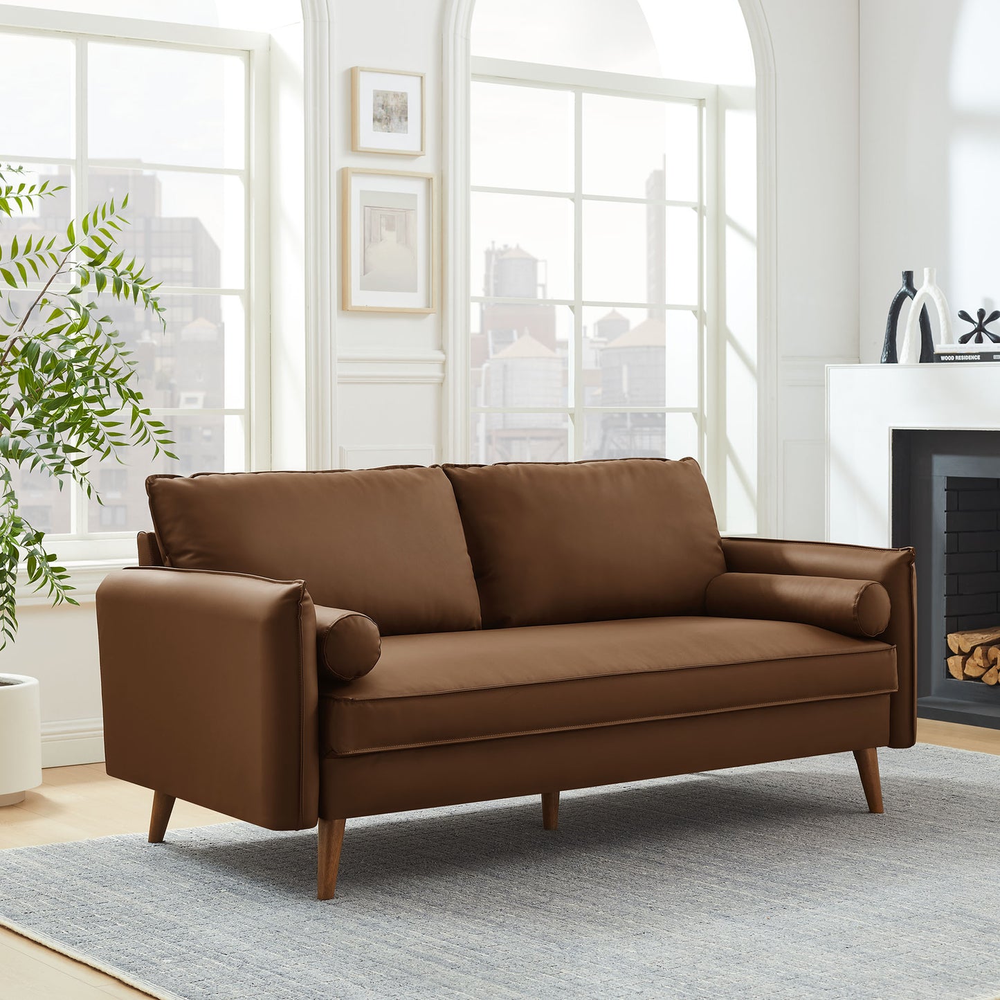 Revive Upholstered Vegan Leather Sofa by Modway EEI-6975