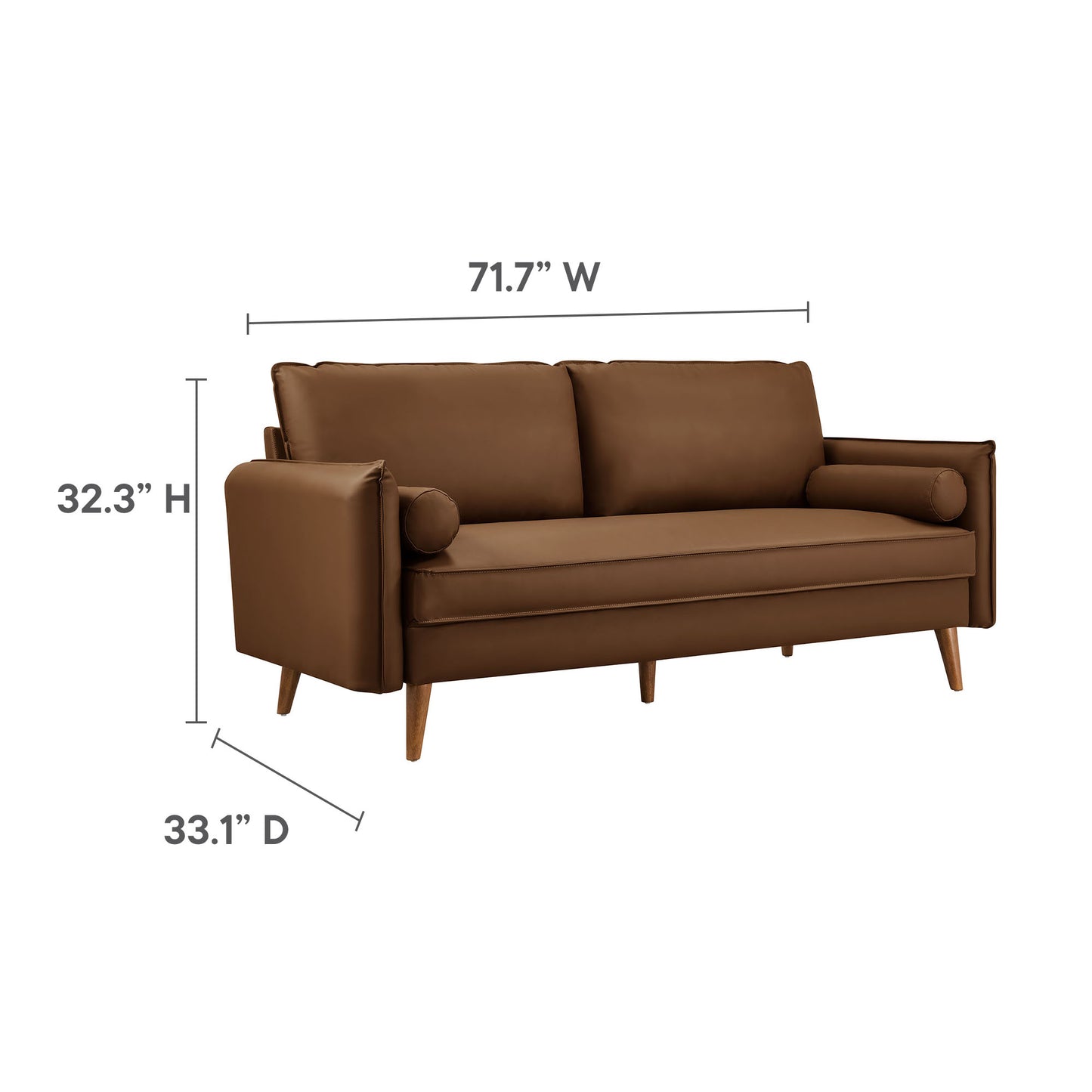 Revive Upholstered Vegan Leather Sofa by Modway EEI-6975