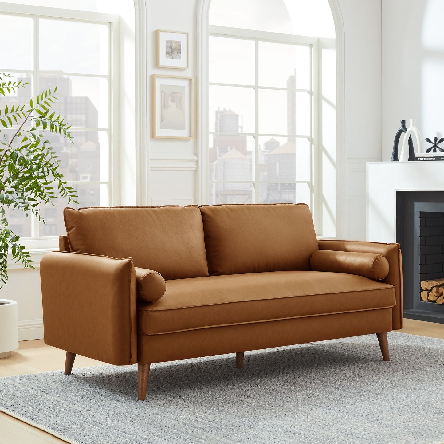 Revive Upholstered Vegan Leather Sofa by Modway EEI-6975