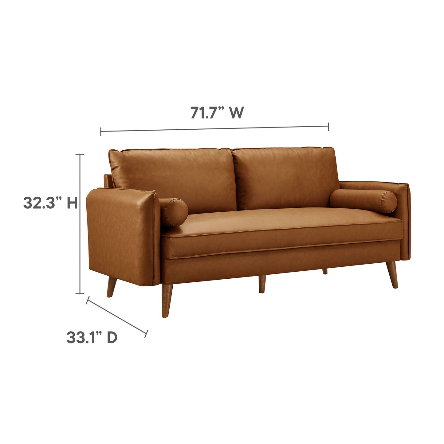 Revive Upholstered Vegan Leather Sofa by Modway EEI-6975