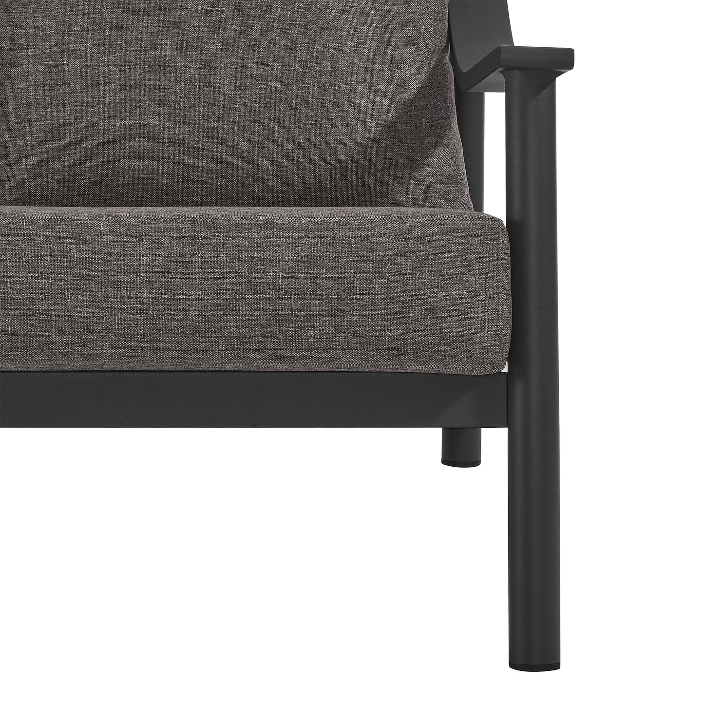 Terrace Outdoor Patio Aluminum Sofa by Modway EEI-6977-CAR-GPH