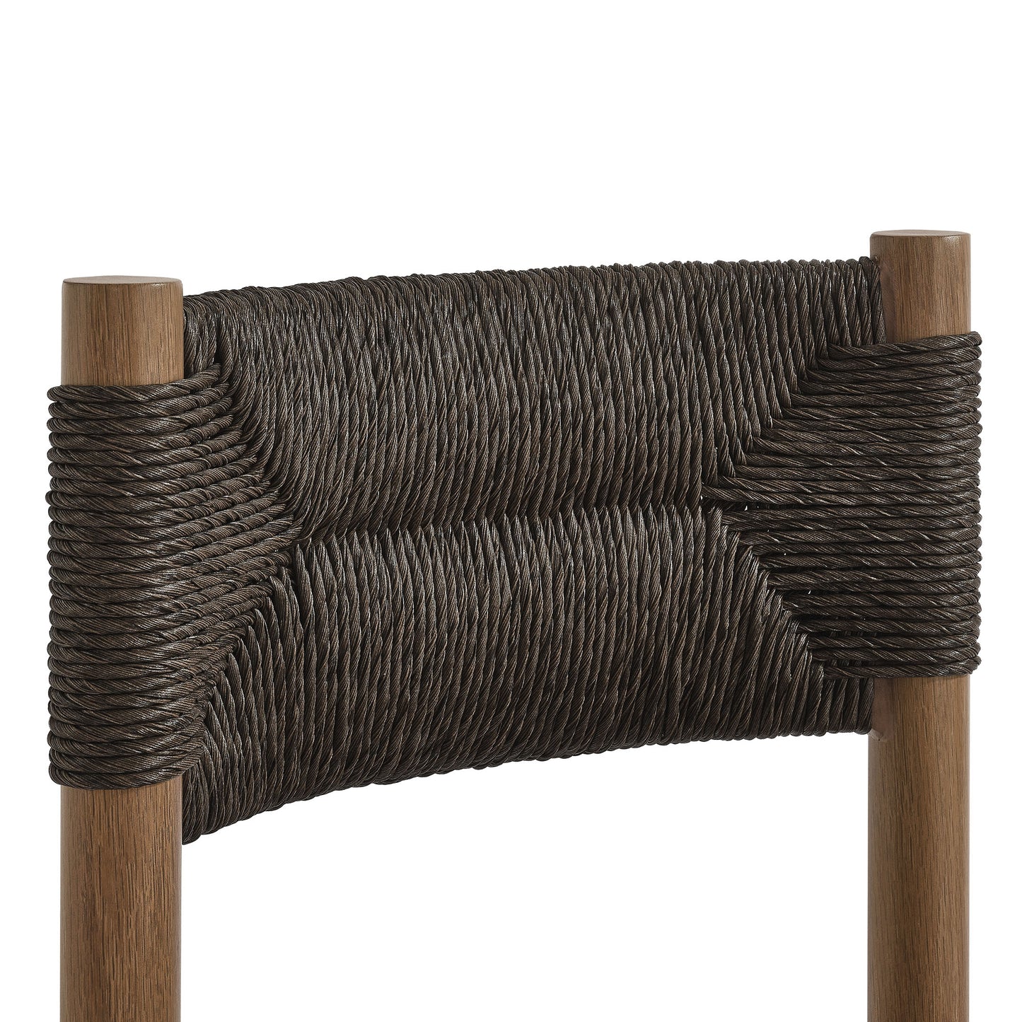 Parkland Outdoor Patio Rattan and Aluminum Dining Side Chairs Set of 2 by Modway