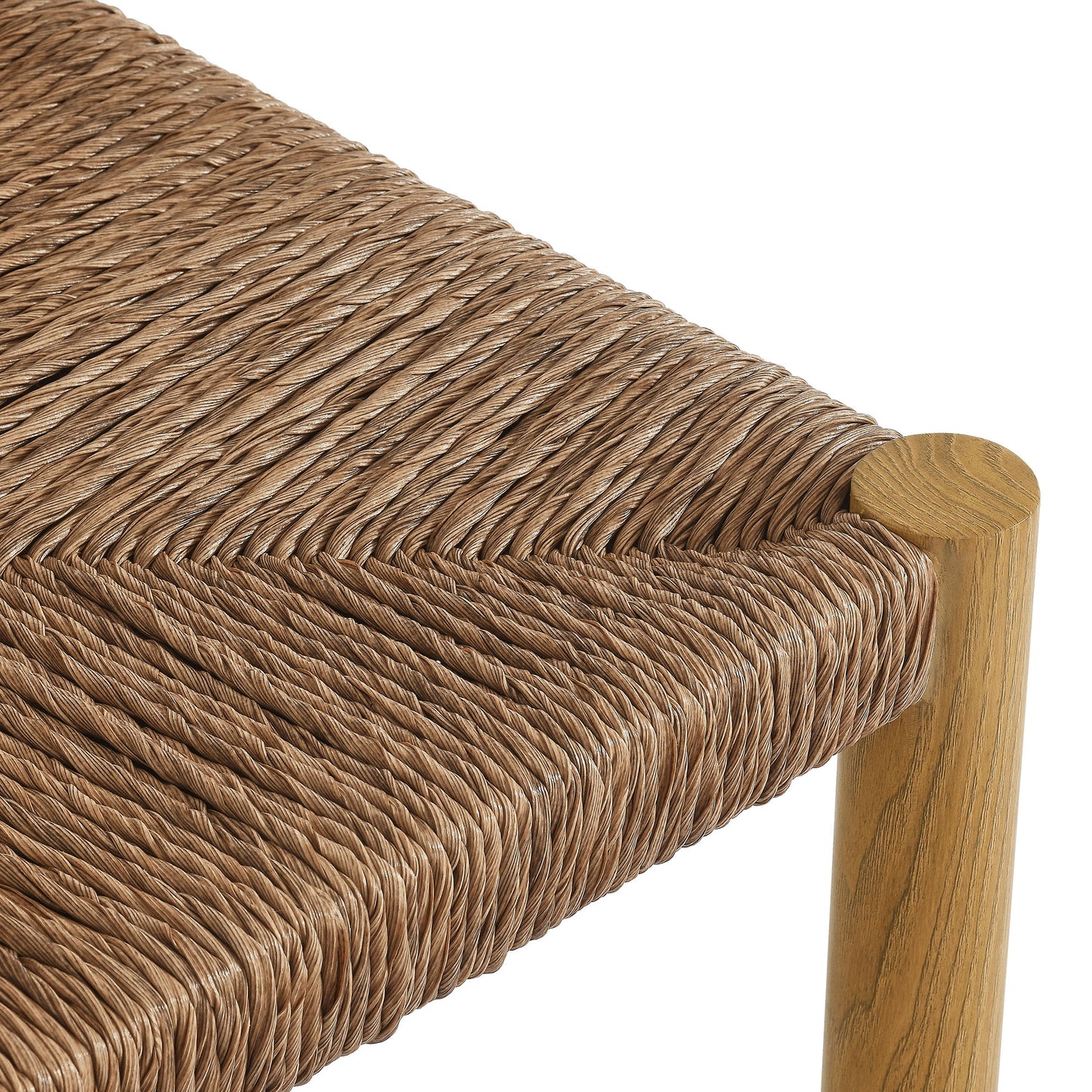 Parkland Outdoor Patio Rattan and Aluminum Stools Set of 2