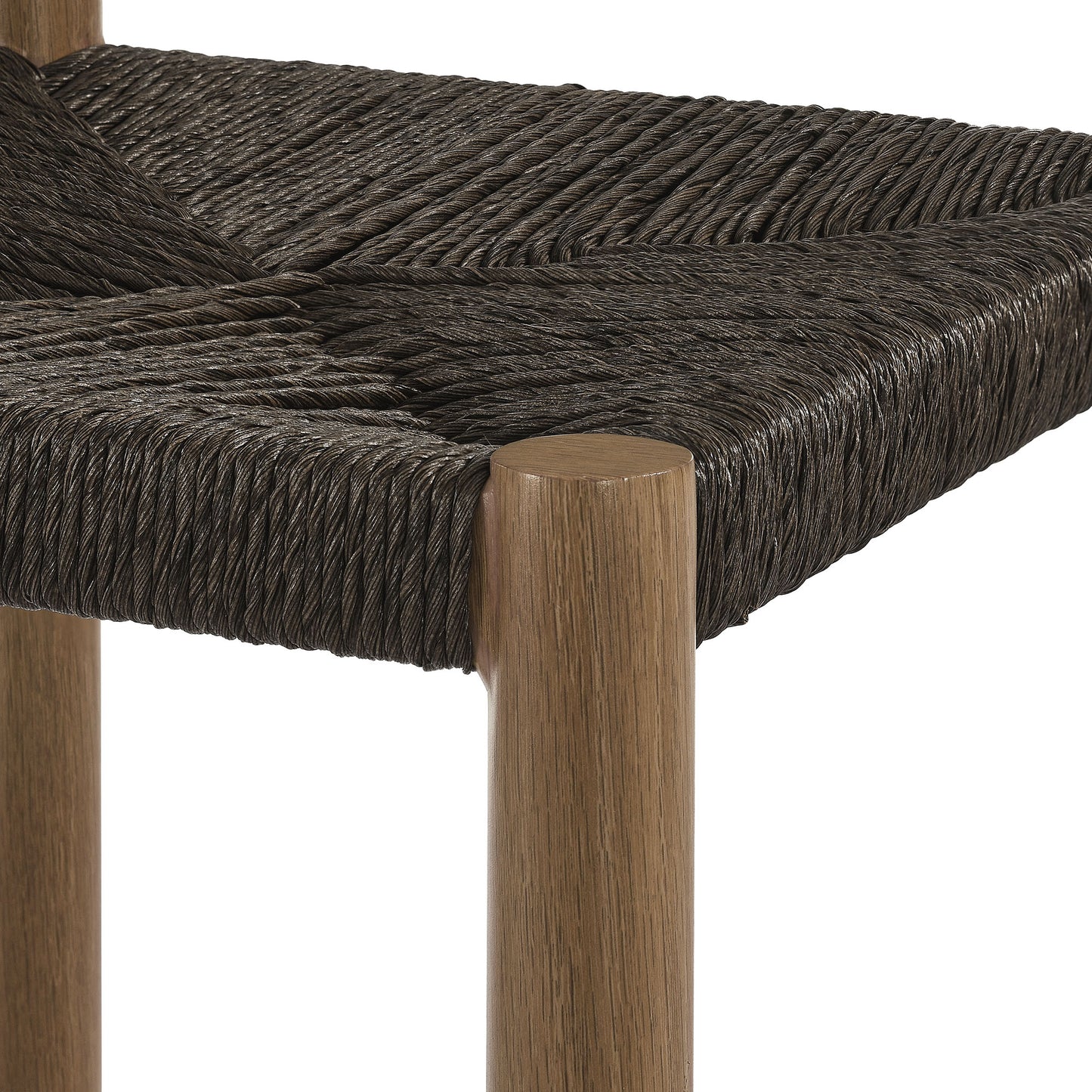 Parkland Outdoor Patio Rattan and Aluminum Stools Set of 2
