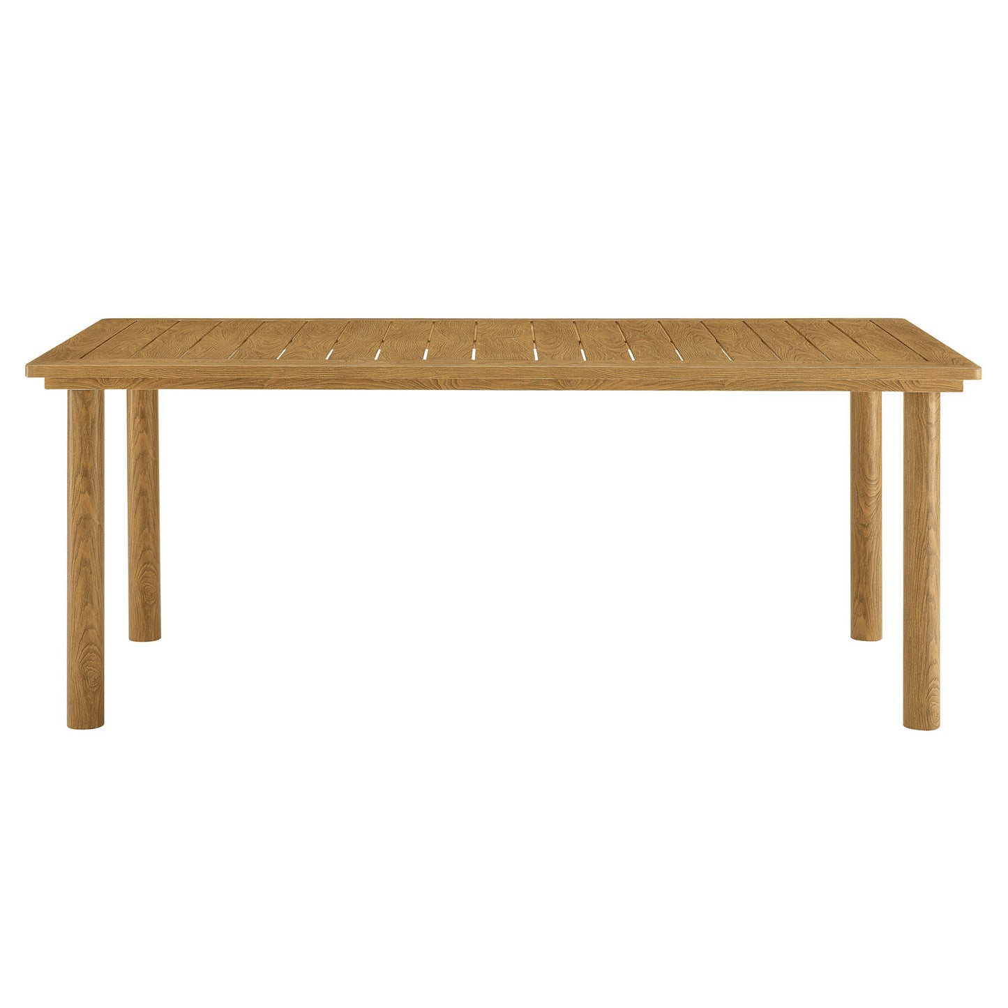 Parkland 76" Outdoor Patio Aluminum Dining Table by Modway