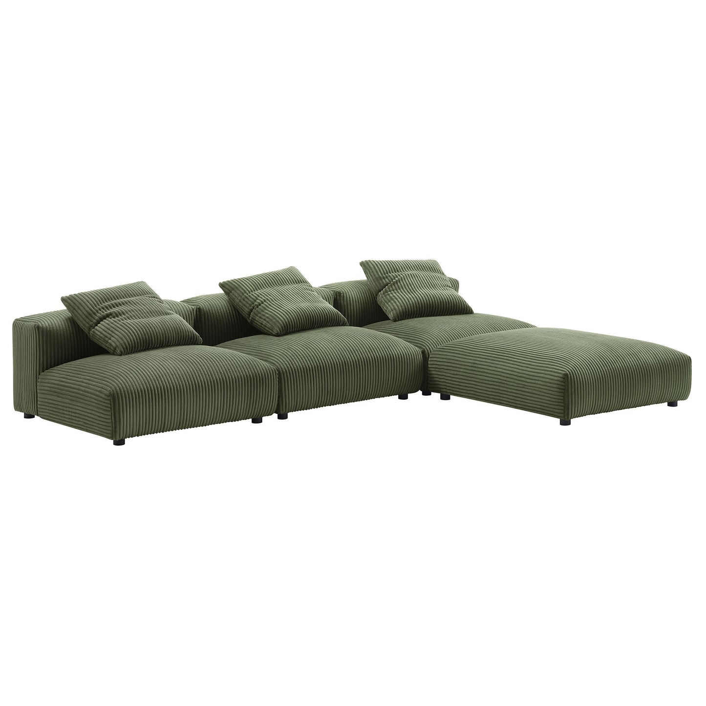 Solace 4-Piece Modular Upholstered Sectional Sofa