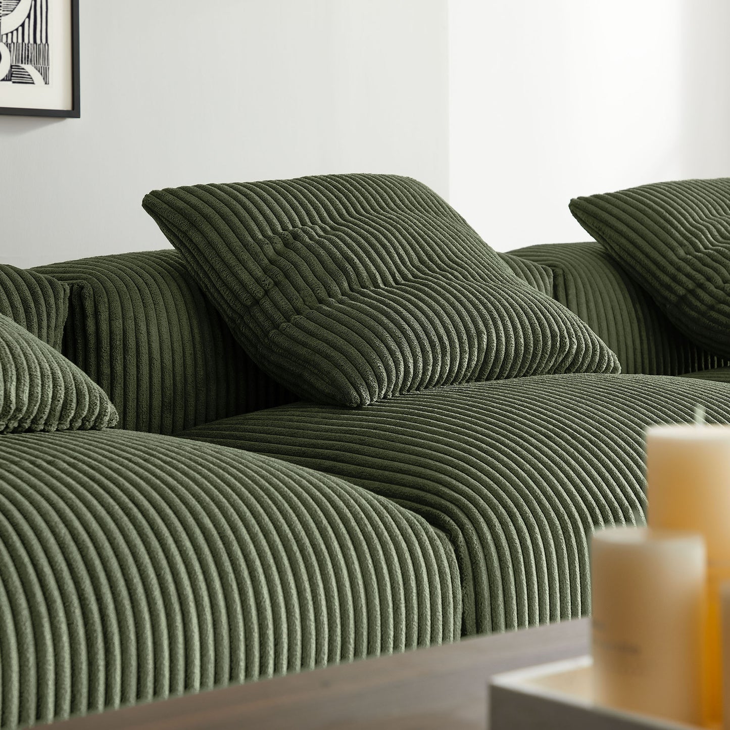 Solace 4-Piece Modular Upholstered Sectional Sofa