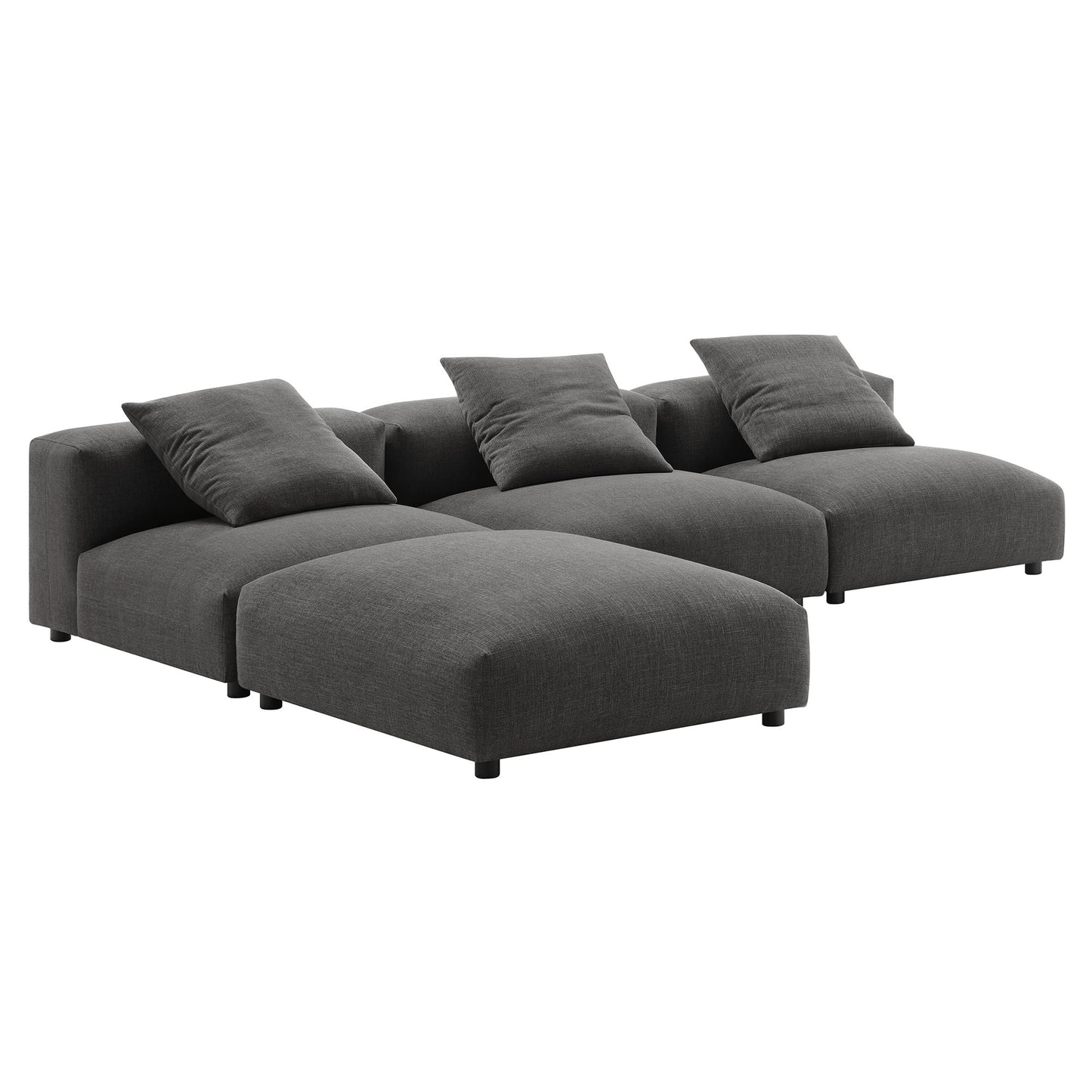 Solace 4-Piece Modular Upholstered Sectional Sofa