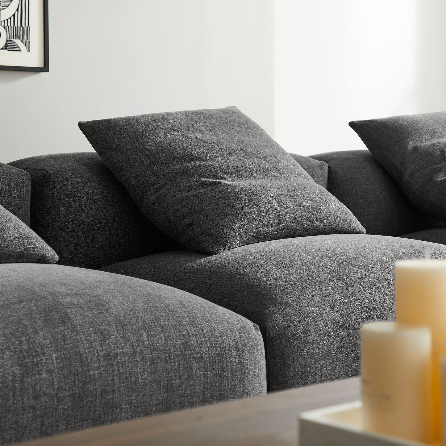 Solace 4-Piece Modular Upholstered Sectional Sofa