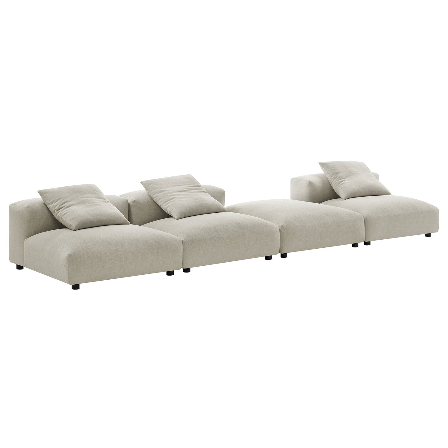 Solace 4-Piece Modular Upholstered Sectional Sofa