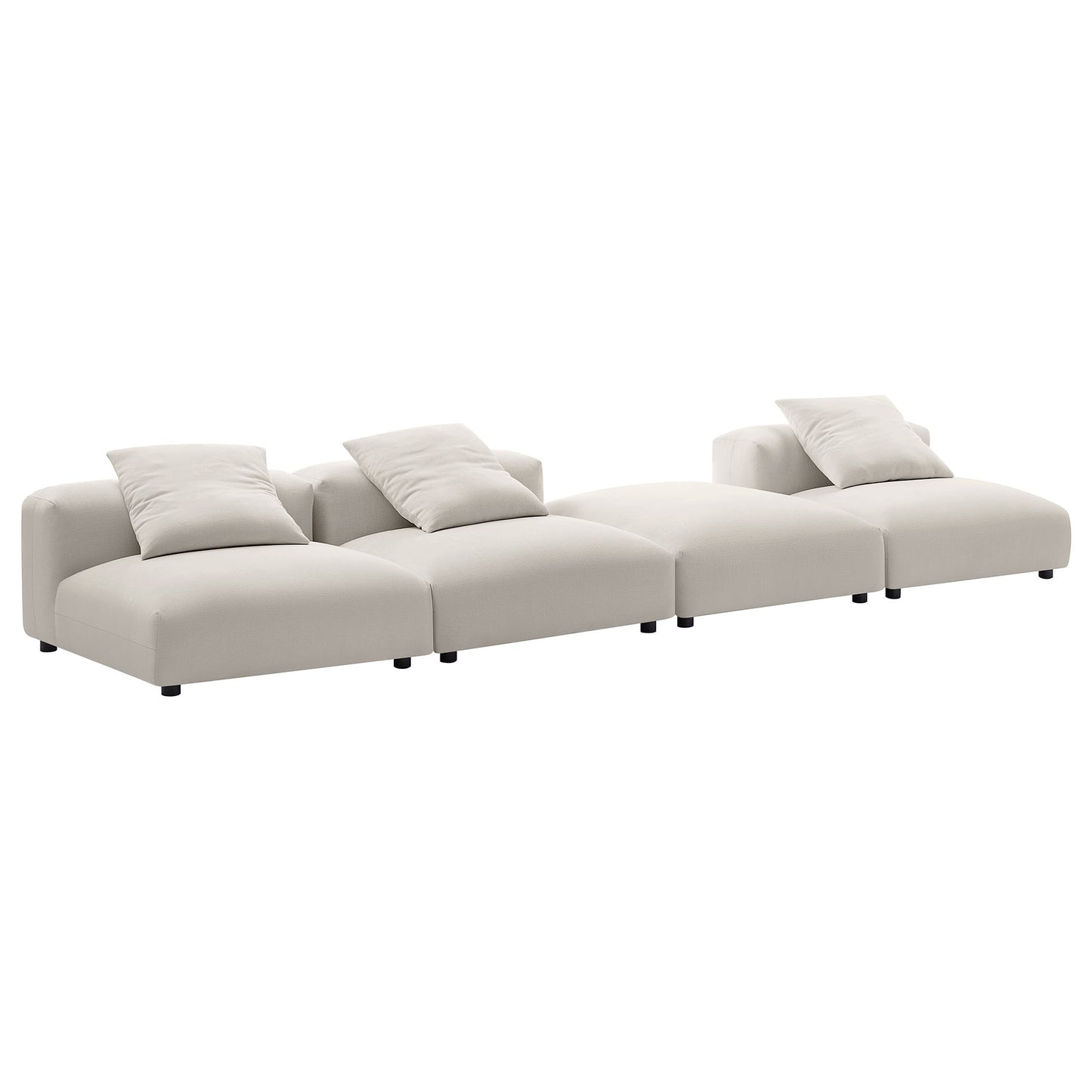Solace 4-Piece Modular Upholstered Sectional Sofa