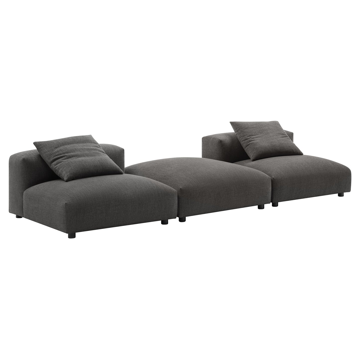 Solace 3-Piece Modular Upholstered Sectional Sofa