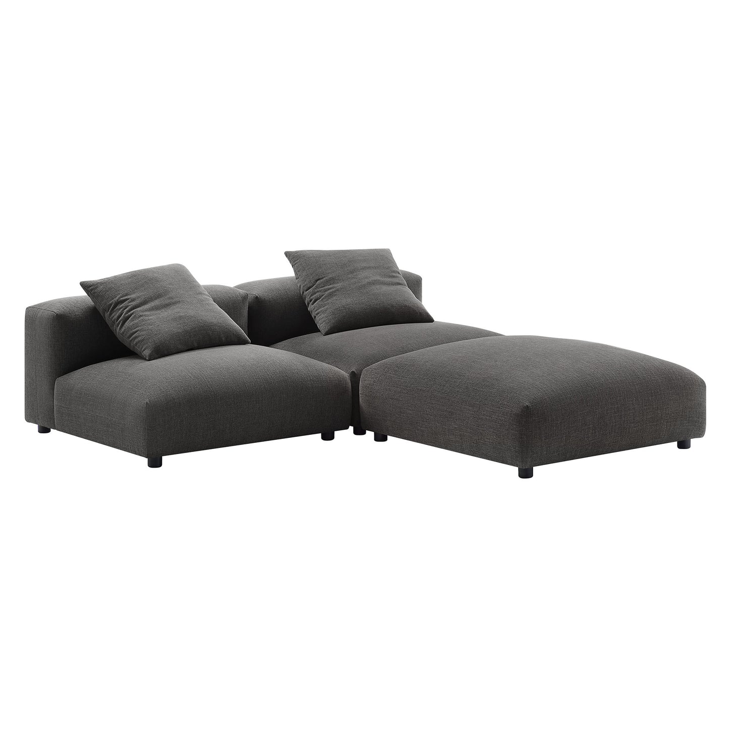 Solace 3-Piece Modular Upholstered Sectional Sofa