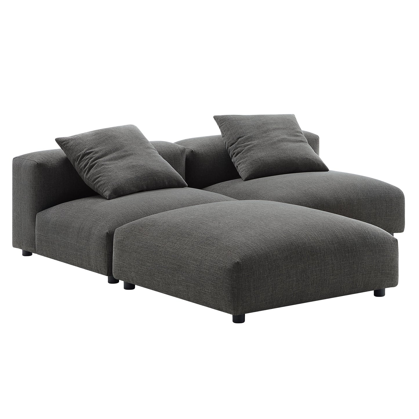 Solace 3-Piece Modular Upholstered Sectional Sofa