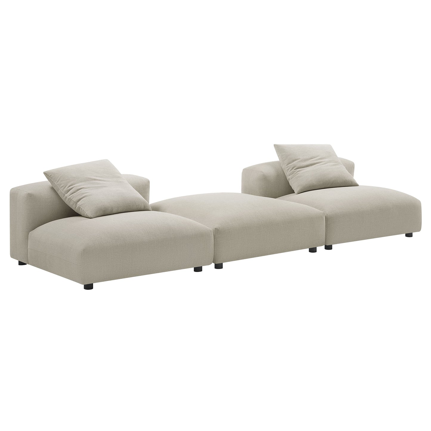 Solace 3-Piece Modular Upholstered Sectional Sofa
