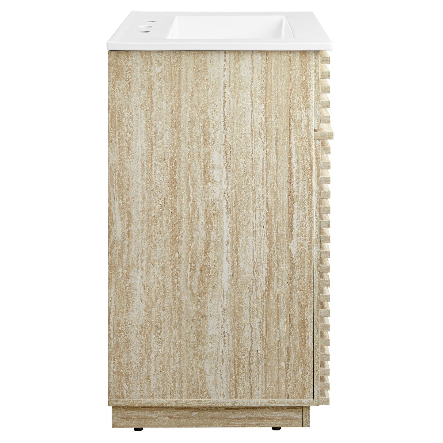 Render Faux Travertine Bathroom Vanity with Sink