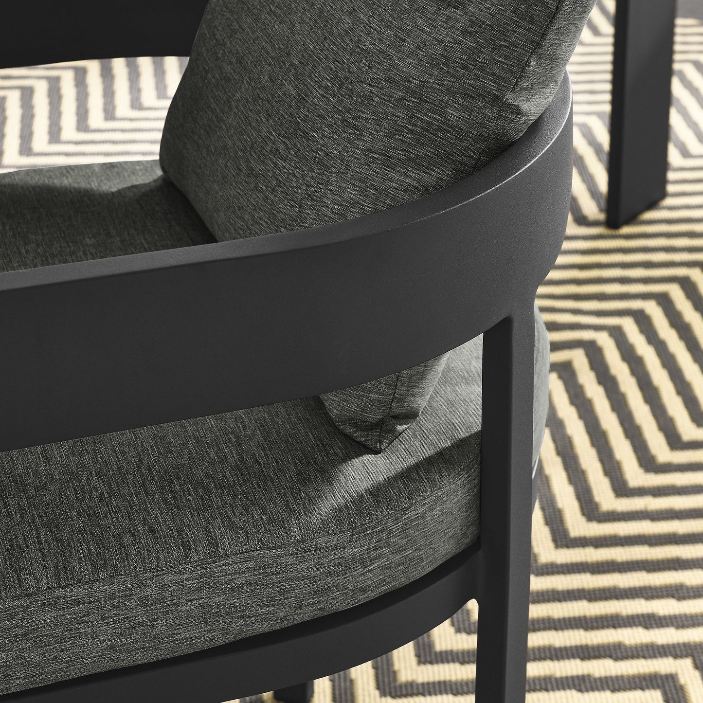 Tahoe Outdoor Patio Aluminum Dining Chair by Modway