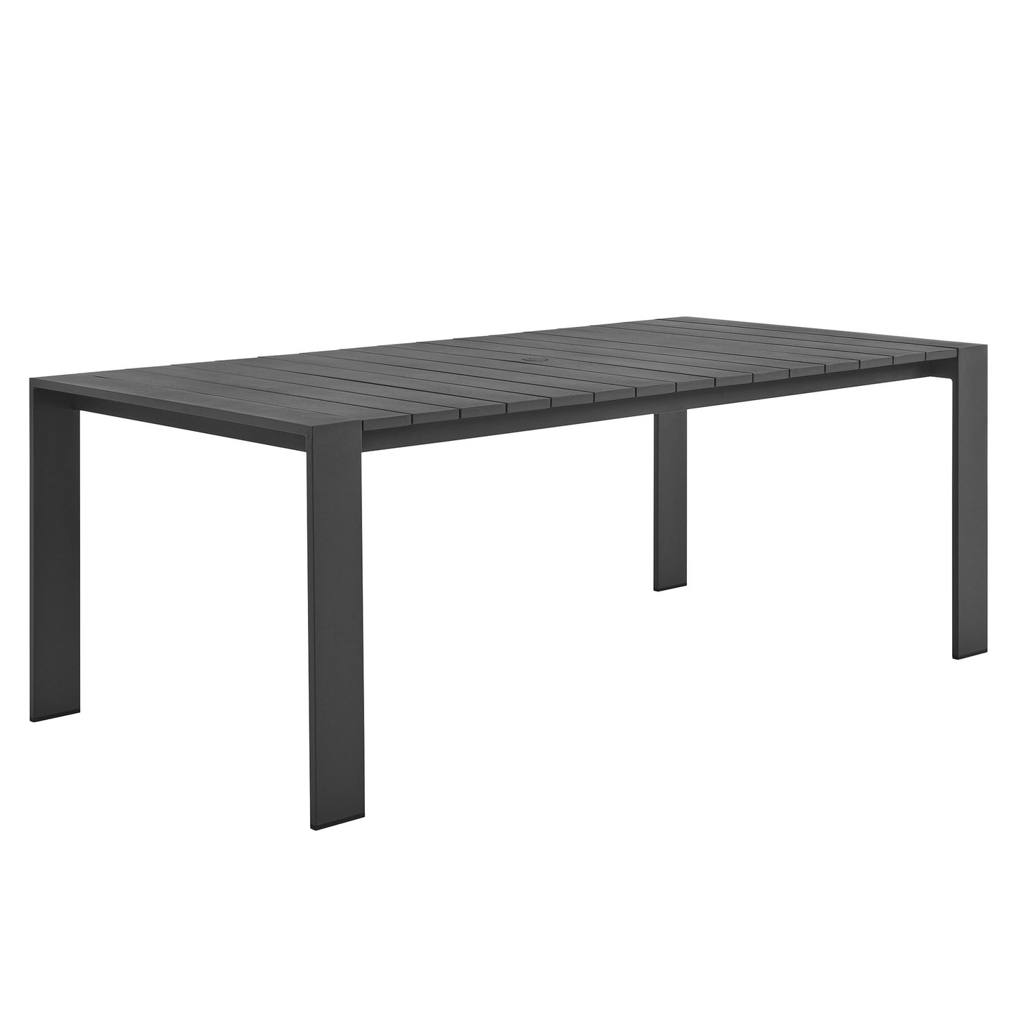 Tahoe Rectangular Outdoor Patio Aluminum Dining Table by Modway EEI-7054-GRY