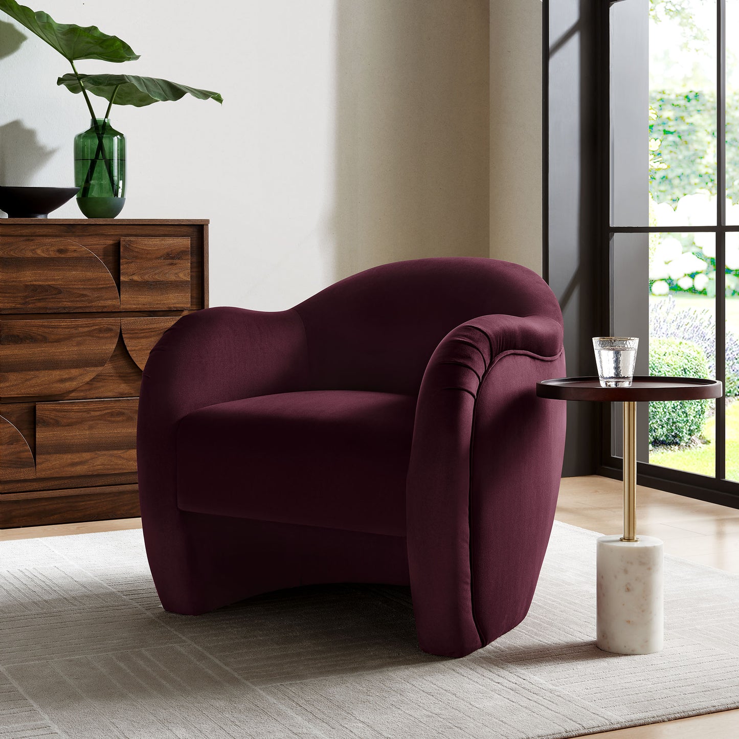 Compose Performance Velvet Swivel and Accent Chair by Modway