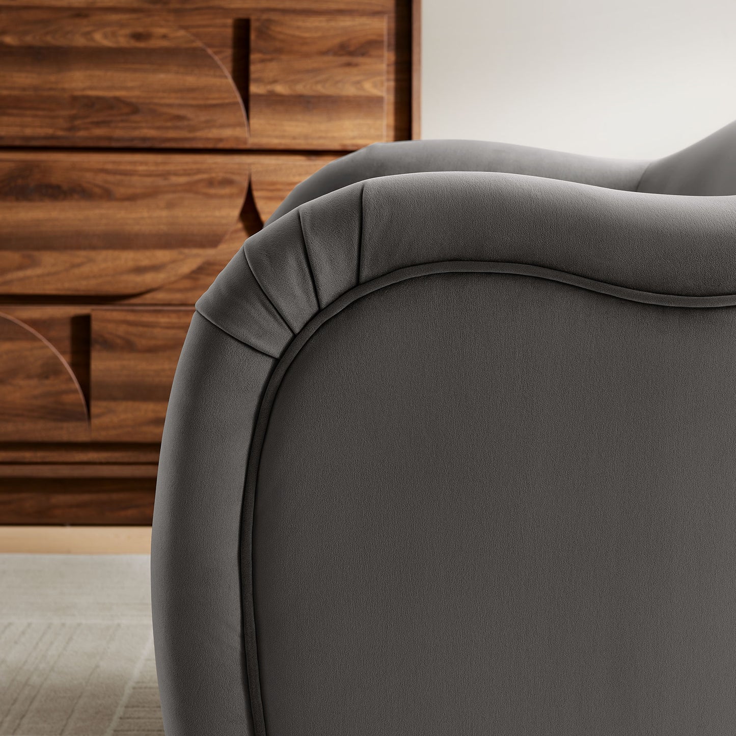 Compose Performance Velvet Swivel and Accent Chair by Modway