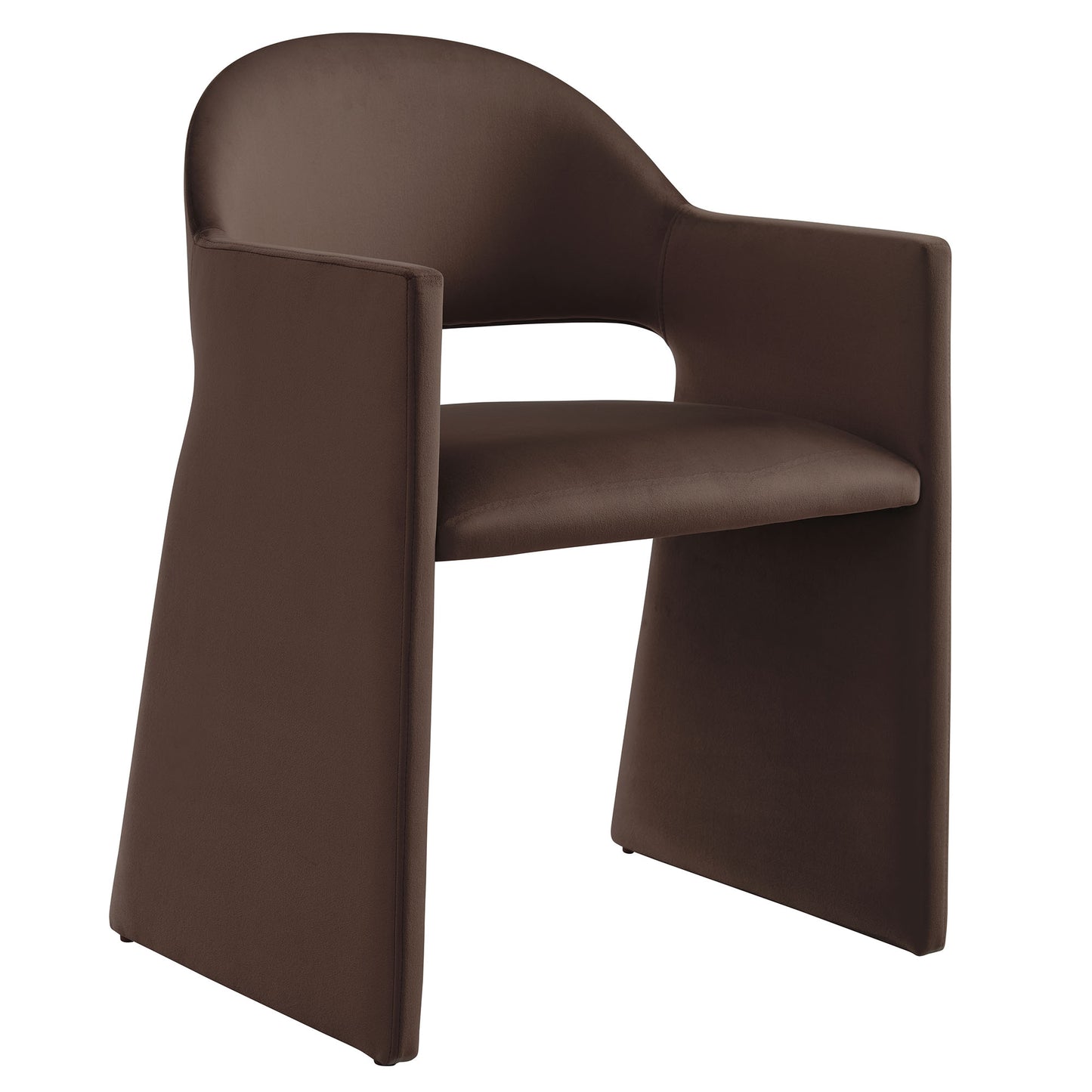 Talia Performance Velvet and Upholstered Fabric Dining Armchair