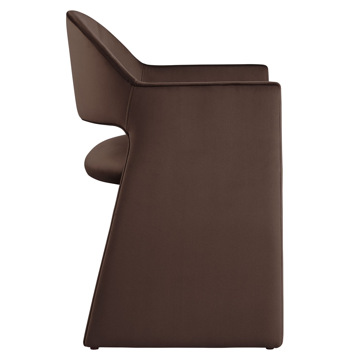 Talia Performance Velvet and Upholstered Fabric Dining Armchair