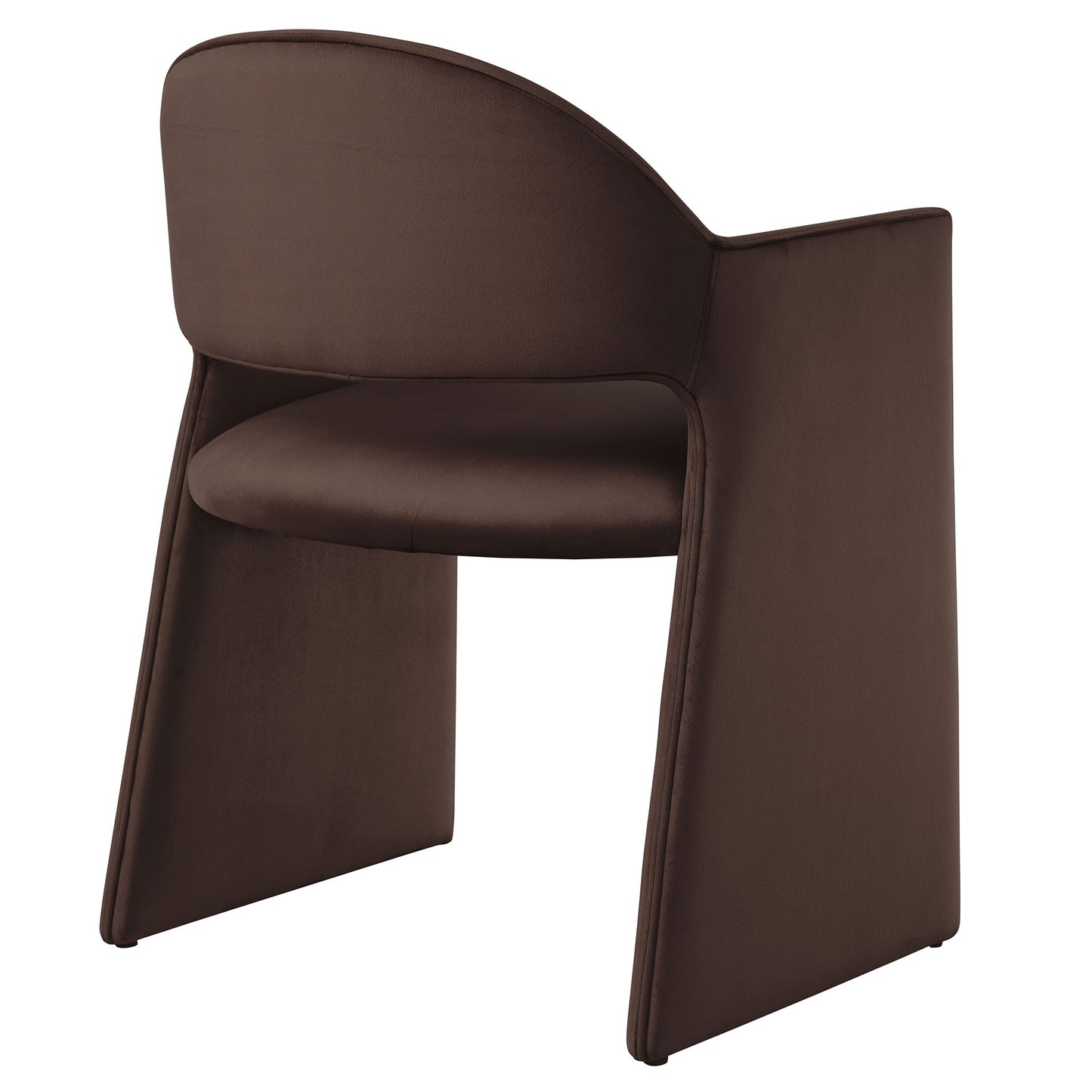 Talia Performance Velvet and Upholstered Fabric Dining Armchair