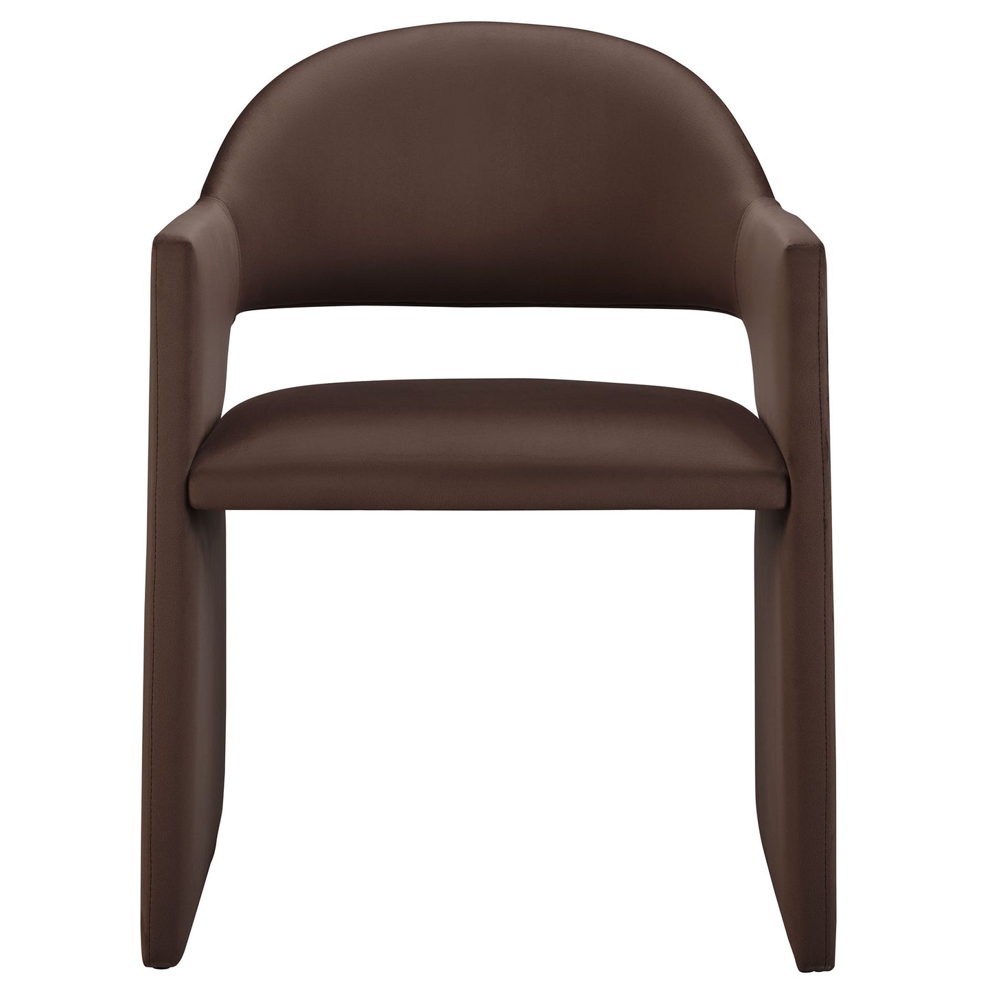 Talia Performance Velvet and Upholstered Fabric Dining Armchair