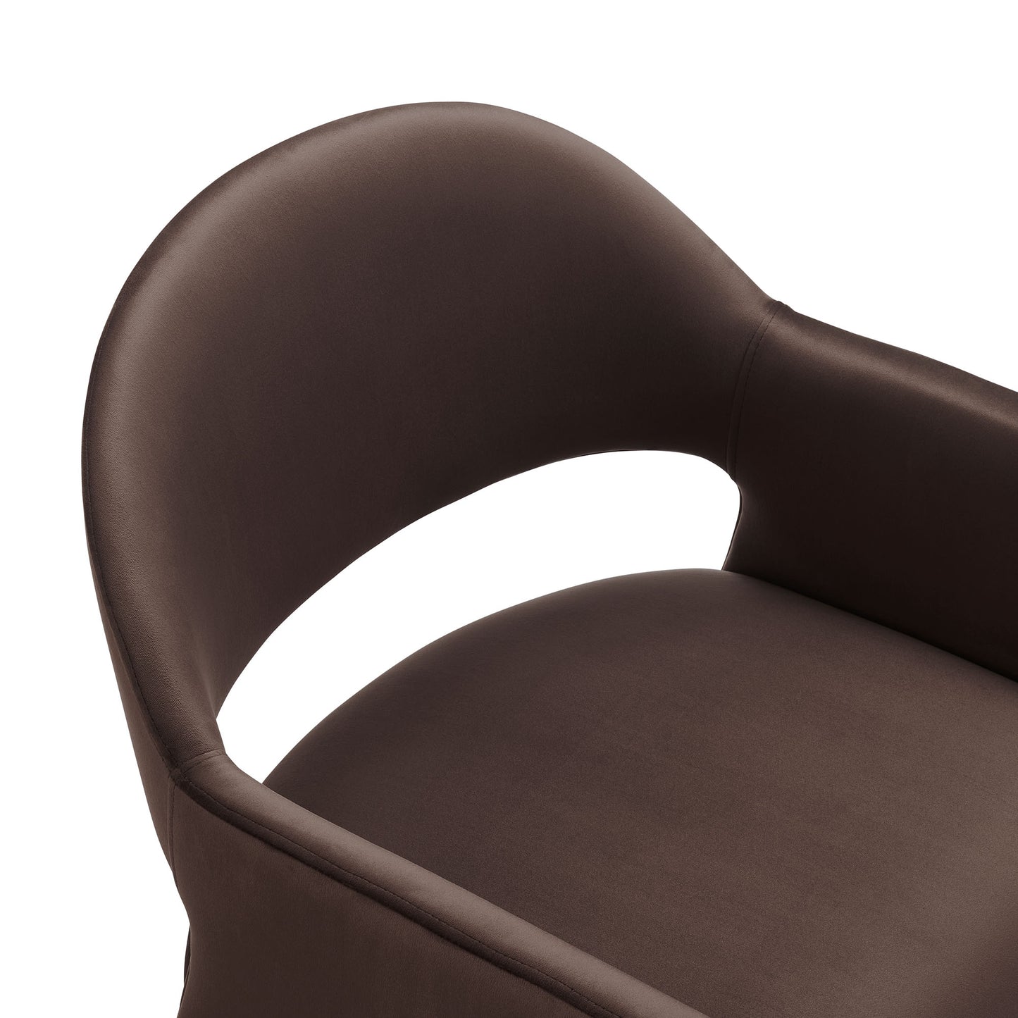Talia Performance Velvet and Upholstered Fabric Dining Armchair