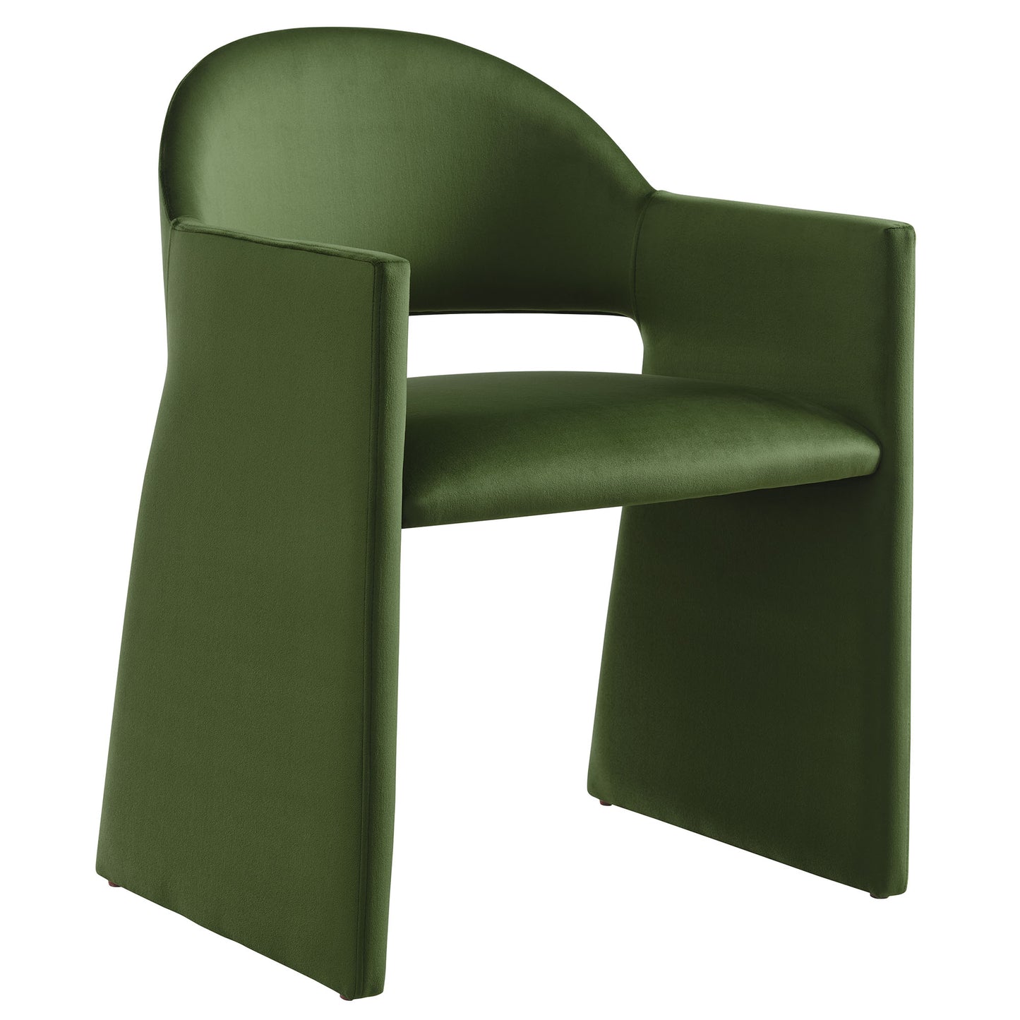 Talia Upholstered Fabric and Performance Velvet Dining Armchair by Modway