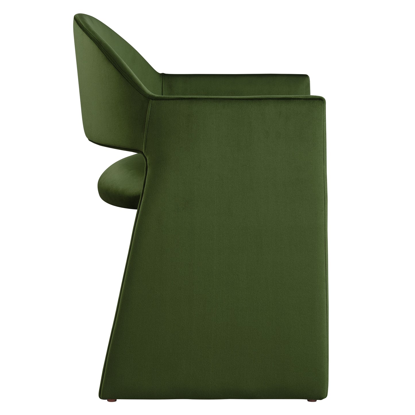 Talia Upholstered Fabric and Performance Velvet Dining Armchair by Modway
