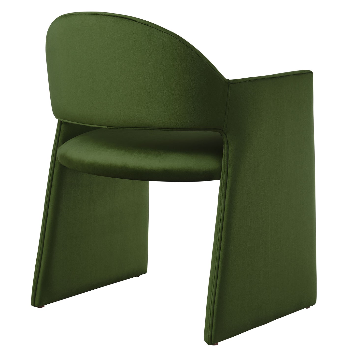 Talia Upholstered Fabric and Performance Velvet Dining Armchair by Modway