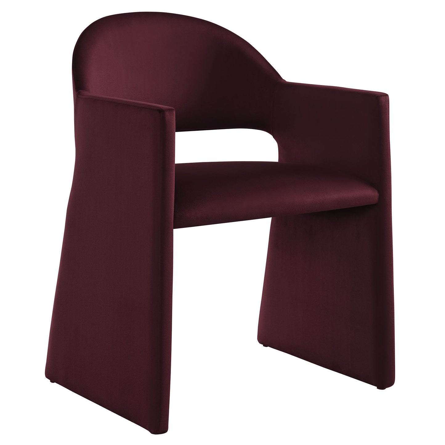 Talia Upholstered Fabric and Performance Velvet Dining Armchair by Modway